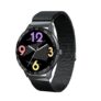 Zebronics Zeb- Fit3220Ch Smart Fitness Watch With Full Touch Tft Round Display, Metal Body, -Day Data Storage, Spo2, Bp & Heart Rate Monitor, Ip68 Water Resistant (Metallic Black Strap)