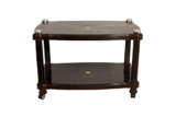 Prima 5011 Center Trolley Coffee Table/Tea Table/Teapoy for Home, Office & Outdoor (Cherry)