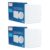 PHILIPS 18 Watt Square Slim Surface Ceiling Light | LED Downlighter for Both Normal & False Ceiling | Colour : Natural White, Pack of 2