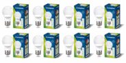 Crompton Dyna Ray 5W Round E27 LED Cool Day Light Pack of 8