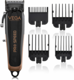 Vega Professional VPPHC-07 Trimmer 300 min  Runtime 2 Length Settings(Black)