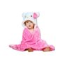 Bumtum Baby Soft Cotton Hooded Bath Towel | Ultra Absorbent | for Newborn, Infant Boys and Girls (Pink Polka Kitty)