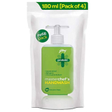 Godrej Protekt Germ Fighter Handwash Refill Pack | Lime & Eucalyptus | Germ Protection & Soft On Hands – Pack Of 4 (180Ml Each)