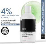 ThriveCo Daily Exfoliating Bodywash with 4% Lactic & Salicylic Acid | Vitamin E(236 ml)