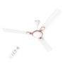 Polycab Zoomer Prime 1200mm 5-Star BLDC, Remote Ceiling fan for home | 100% Copper, High Air Delivery, 6 Speed Setting, Sleep Mode, Reverse Rotation, Boost Technology | 3 Years Warranty【Silky White】