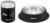 Amazon Basics Stainless Steel Pet Feeding Bowls for Dog & Cats | Anti Slip Base | 2 Pcs Set | Canister & Pet Bowl in Black Color | Canister 1000 ml & Bowl 700 ml
