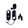 Xtreme Acoustics XA-WLT10 Universal Collar Wireless Lavalier Microphone with Free Learning Course y-Splitter 2.4GHz Frequency for Mobile Audio Recording