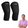 Careforce Knee Caps for Women Knee Support for Men Bamboo Knee Cap for Men Bamboo Compression Knee Sleeves Knee Brace for Knee Pain Relief Products Knee Support for Women Bamboo Knee Sleeves – Black M