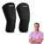 Careforce Knee Caps for Women Knee Support for Men Bamboo Knee Cap for Men Bamboo Compression Knee Sleeves Knee Brace for Knee Pain Relief Products Knee Support for Women Bamboo Knee Sleeves – Black M