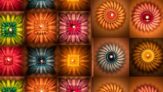 12pcs Diwali Diyas Colourful 3D Reflection Diya for Diwali Decor Shadow Reflective Diyas for Diwali Decoration Items for Home Decor Reusable Diwali Light Multicolour(Flower Shape &Sun Shape)
