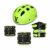 Viva Protective Set Protective Set (Knee/Elbow/Wrist Guard) Multi Purpose Safety Kit for Skateboarding, Roller Skating, Inline Skating, Cycling and Other Sports (Sub Junior,Green)