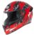 Studds Thunder Full Face Helmet D7 with Clear Visor (Matt Red N9, M)