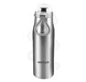Havells Aqua-S Double Wall Hot/Cold Water Bottle, 304 Grade Stainless Steel Inner Body, Non Toxic, Leak Proof, Easy to Clean, 590 ml Silver