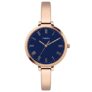 TIMEX Analog Watch for Women with Blue Round Dial & Rose Gold Brass Bracelet Band Water Resistant Women’s Wrist Watches – TWEL12816