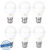 PHILIPS 9 W Basic Round B22 LED Bulb(White, Pack of 6)