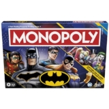 Monopoly Batman Edition Board Game | Monopoly Game for Batman Fans | Ages 8 and Up | 2 to 4 Players | Family Games | Strategy Games for Kids and Adults