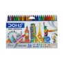 DOMS Non-Toxic Extra Long Wax Crayon Set in Cardboard Box (24 Assorted Shades x 3 Set)