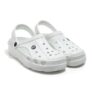 PAHNAVA Extra Soft Classic Clogs | Lightweight, Stylish & Anti-Skid Sandals | Waterproof Casual Mules for Unisex | White | Size – 8