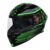 STUDDS Thunder D11 ISI and DOT Certified Full Face Helmet for Men and Women with Clear Visor ( BLK N3 M)