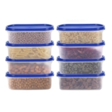 Cutting EDGE 535ML Modular Storage Container Blue Plain Lid (Set of 8)