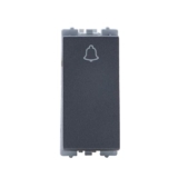 Wipro Northwest Nowa 6A Bell Push, Silver Grey (pack of 20)