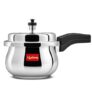 Lifelong Stainless Steel Curve Pressure Cooker 3Liters | Induction & Gas Stove Compatible with Outer Lid, ISI Certified & Lock System |Safe & Durable Kitchen Essential with 5 Years Warranty (Silver)