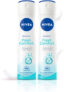 NIVEA Fresh Comfort Deo, Odour Free, Floral Scent, Long Lasting 48h Derma Protection Deodorant Spray  –  For Women(300 ml, Pack of 2)