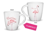 Cello Melmoware Joycee Mugs, 200ml, Flamingo Design, Pack of 1
