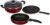 Amazon Brand – Solimo 3-Piece Aluminium Cookware Set – Fry Pan,Kadhai&Tawa|2-Way 3 Layer Non-Stick Coating|Induction Friendly Design|Pfoa Free|High Temperature Resistant Exterior Coating,Maroon