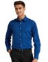 Amazon Brand – Symbol Men’s Solid Regular Formal Shirt (SYMFS-01_Fil100C_Navy 39)
