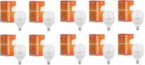 HALONIX 30 W Basic Round B22 D LED Bulb(White, Pack of 10)