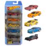 Hot Wheels 5-Car Pack of 1:64 Scale Vehicles, Gift For Collectors & Kids Ages 3 Yrs & Up-Color & Design May Vary, Multi color