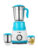 Flipkart SmartBuy Pento Blue 500 W Mixer Grinder(Pento | 3 Jars | Sky Blue)