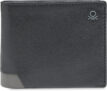 United Colors of Benetton Men Casual, Formal Black Genuine Leather Wallet(10 Card Slots)