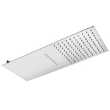 Johnson Elite Slim Long Overhead Shower| SS304 Dual Flow Shower | Rain and Waterfall Shower 1 Year Warranty (S3451C- SS Finish)