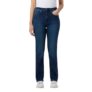 Women Blue High Waist Straight Fit Powerflex Jeans