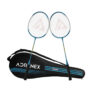 Adrenex by Flipkart R202 Combo White, Blue Strung Badminton Racquet(Pack of: 2, 192 g)