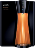 Pureit Copper 8 L RO + UV + MF + Minerals + Copper Water Purifier Suitable for all – Borewell, Tanker, Municipality Water(Black, Copper)