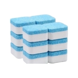 Washing Machine Cleaner Tablets – Deep Clean for Front & Top Load Washers – Descaling & Drum Cleaning Tablets Remove Odor, Residue & Limescale (10)