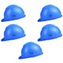 Allen Cooper Industrial Safety Helmet SH-701, Plastic Cradle with Manually adjustable Headband – BLUE (Pack Of 5)