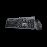 AMKETTE Primus NXT Wireless Keyboard & Mouse Combo, 2.4GHz, 3200 DPI, Silent Keys Wireless Standard Laptop Keyboard Compatible with Desktop, Laptop, Mac with 3200 DPI Optical Mouse, 2.4GHz Lag-Free Wireless, Whisper-Quiet Keystrokes(Grey)