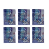 Crackles Erasable Gel Pens for Writing – Space Theme Stationery Gift for Kids, Birthday Return Gift – Pen With Eraser Tip (Pack of 6)