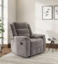 Nilkamal Sierra Velvet Fabric Manual Recliner | 3 Year Warranty | 1 Seater Sofa | Single Sofa Recliner | Finish Color – Brown