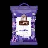 INDIA GATE Flavourful & Fine Daily Premium Basmati Rice (Long Grain, Polished)(5 kg)