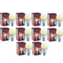 KWW 9Watt led bulb pack of 10 Warm White B22 Base | 3000K Yellow Light | Warm White LED Bulb 9 Watt for Home | Energy Saving | 900 Lumens | BIS Certified | 1 Year Warranty