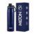 Milton Sparkle 600 Thermosteel Water Bottle with Easy Sip Cap and Handle, 620 ml, Vacuum Insulated Stainless Steel, Hot and Cold, On The Go Bottle for Office College, Blue