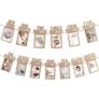 Party Propz 1-12 Month Photo Frame Banner – Set of 1 Photo Banner for First Birthday(Cardstock) | Baby Photo Frame 0 to 12 Months | New Born 0 to 12 Month Photo Frame | Bday Photo Banner 1st Birthday