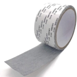 Waterproof adhesive mesh tape for repairing window screens, doors, mosquito nets—strong, flexible mesh patch to fix holes and tears.