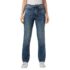 Spykar Women Mid Blue Cotton Straight Fit Regular Length Highly Distressed Jeans -(Bella)