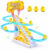 J K INTERNATIONAL Duck Slide Set Toy for Kids Automatic Stair Climbing Track(Multicolor)